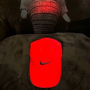 Kids red Polo Or Nike hat